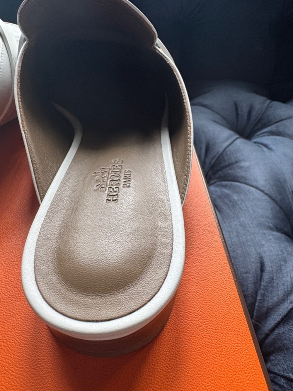 Hermes Oz mule white - Picture 5 of 9